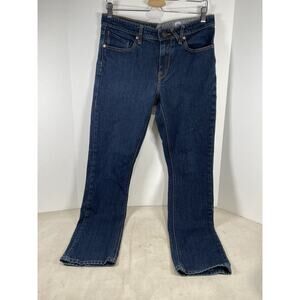 Volcom Men's Straight Jeans - Dark Blue